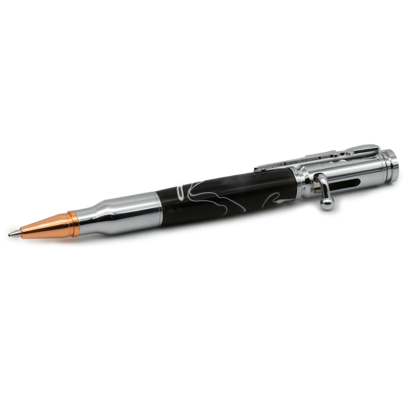 Bolt Action Pen Kit (Copper /Chrome)